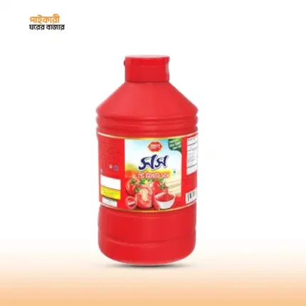 প্রাণ হট টমেটো সস ১ কেজি এর বোতল