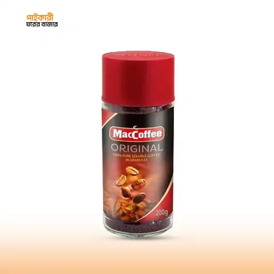 Mac coffee 200 gra ম্যাক কফি অরিজিনাল জার ২০০ গ্রাম | MacCoffee Original Jar - Image 1