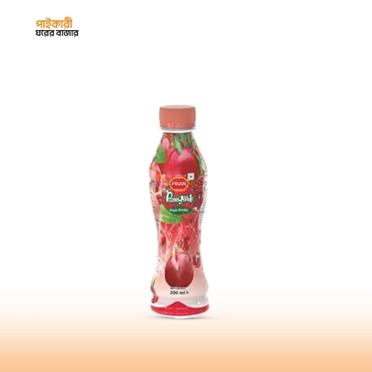 Pran Pomegranate Fruit Drinks প্রাণ পোমেগ্র্যান্ট ফ্রুট ড্রিঙ্ক ২০০ মিলি | Pran Pomegranate Fruit Drinks - Image 1