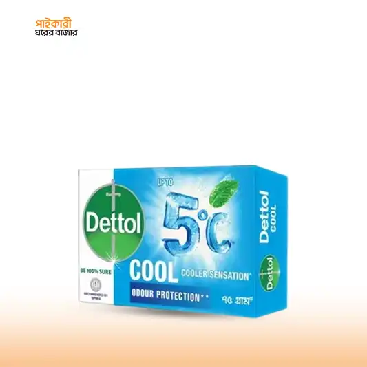 detol cool saban ডেটল বাথিং সোপ বার কুল ৭৫ গ্রাম | Dettol Bathing Soap Bar Cool - Image 1