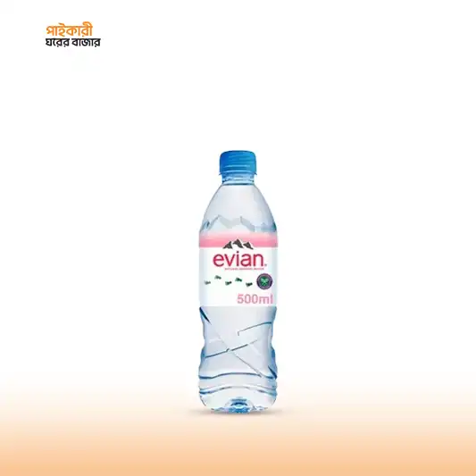 evian 500 ml ইভিয়ান ন্যাচারাল মিনারেল পানি ৫০০ মিলি | Evian Natural Mineral Water - Image 1