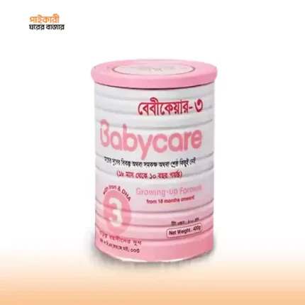 বেবিকেয়ার ৩ ইনফ্যান্ট ফর্মুলা (১৮ মাস থেকে ১০ বছর) ৪০০ গ্রাম |  Babycare 3 Infant Formula