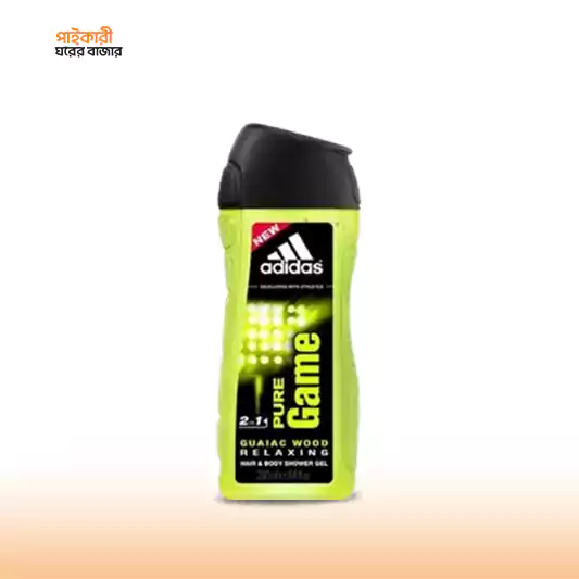 Adidas Pure Game Men Shower Gel (250ml) অ্যাডিডাস পিওর গেম মেন শাওয়ার জেল (২৫০ মিলি) | Adidas Pure Game Men Shower Gel (250ml) - Image 1