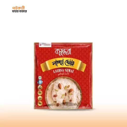 Bashundhara Lachsa Shemai (200gm) বসুন্ধরা লাচ্ছা শেমাই (200 গ্রাম) | Bashundhara Lachsa Shemai (200gm) - Image 1