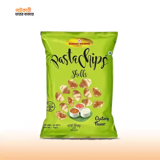 Bombay Sweets Pasta Chips Shells Chutney Flavor বোম্বে সুইটস পাস্তা চিপস শেলস চাটনি ফ্লেভার | Bombay Sweets Pasta Chips Shells Chutney Flavor - Image 1