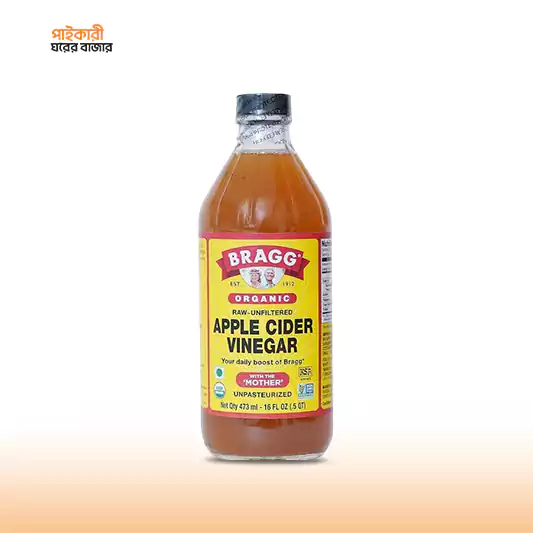 Bragg Raw Apple Cider vigenar 473ml ব্র্যাগ র অ্যাপেল সিডার ভিজেনার ৪৭৩ মিলি | Bragg Raw Apple Cider vigenar 473ml - Image 1