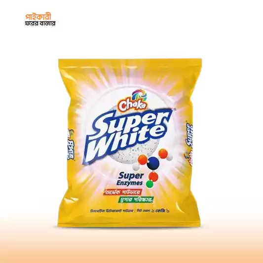 Chaka Super White Washing Powder (1kg) চাকা সুপার হোয়াইট ওয়াশিং পাউডার | Chaka Super White Washing Powder - Image 1