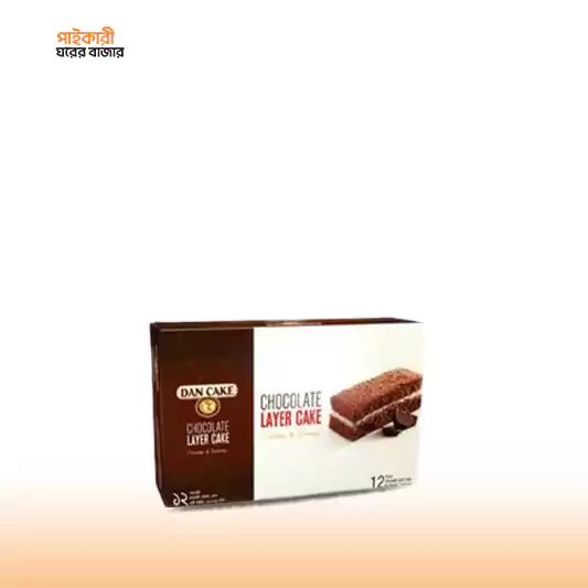 DAN CAKE Chocolate Layer Cake Gift Box (12 Pcs) ড্যান কেক চকোলেট লেয়ার কেক গিফট বক্স (১২ পিস) | DAN CAKE Chocolate Layer Cake Gift Box (12 Pcs) - Image 1