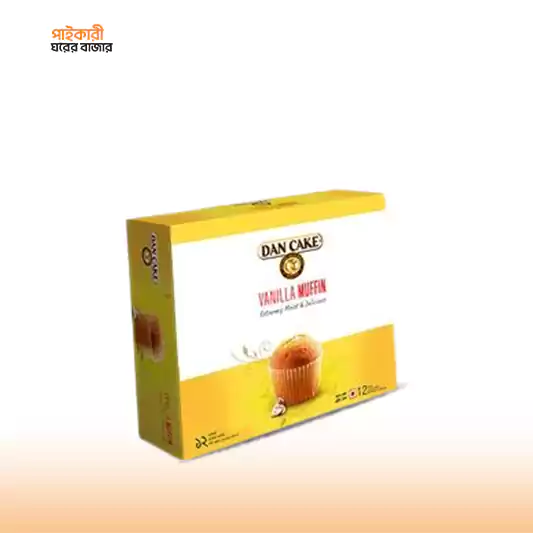 DAN CAKE Vanilla Muffin Gift box (12pcs) ড্যান কেক ভ্যানিলা মাফিন গিফট বক্স (১২ পিস) | DAN CAKE Vanilla Muffin Gift box (12pcs) - Image 1