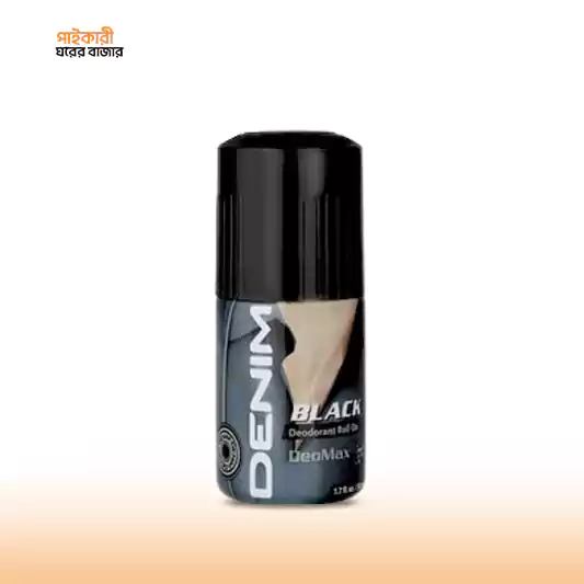 DENIM BLACK Body Deodorant Roll On (50ml) ডেনিম ব্ল্যাক বডি ডিওডোরেন্ট রোল অন (৫০ মিলি) | DENIM BLACK Body Deodorant Roll On (50ml) - Image 1