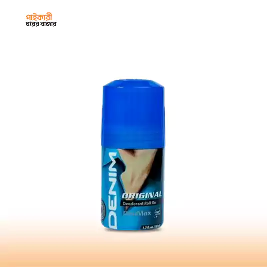 Denim Original Roll On Deodorant (50 ml) ডেনিম অরিজিনাল রোল অন ডিওডোরেন্ট (৫০ মিলি) | Denim Original Roll On Deodorant - Image 1