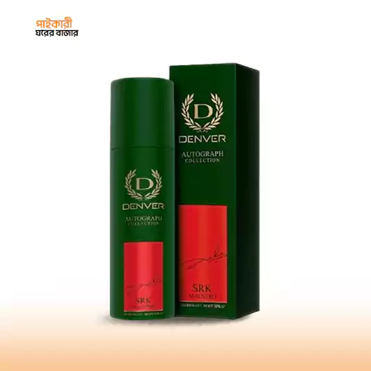 Denver Autograph SRK MESTRO Body Spray For Men (140ml) ডেনভার অটোগ্রাফ এসআরকে মেস্ট্রো বডি স্প্রে ফর মেন (১৪০ মিলি) | Denver Autograph SRK MESTRO Body Spray For Men - Image 1