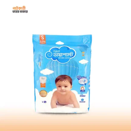 ডায়াপ্যান্ট প্যান্ট বেবি ডায়াপার এস (4-8 কেজি) (42 পিস) | Diapant Pant Baby Diaper S
