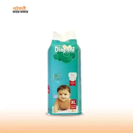 ডায়াপ্যান্ট প্যান্ট বেবি ডায়াপার এক্সএল (12-17 কেজি) (32 পিস) | Diapant Pant Baby Diaper XL