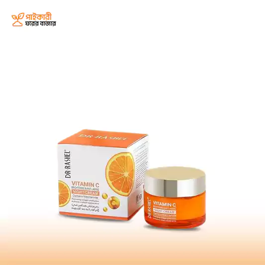 Dr Rashel Vitamtamin-C Night Cream (50gm) ডাঃ রাশেল ভিটামটামিন-সি নাইট ক্রিম (৫০ গ্রাম) | Dr Rashel Vitamtamin-C Night Cream (50gm) - Image 1