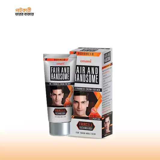 Emami Fair And Handsome Fairness Cream (30gm) ইমামি ফেয়ার অ্যান্ড হ্যান্ডসাম ফেয়ারনেস ক্রিম (৩০ গ্রাম) ইন্ডিয়ান | Emami Fair And Handsome Fairness Cream (30gm) - Image 1