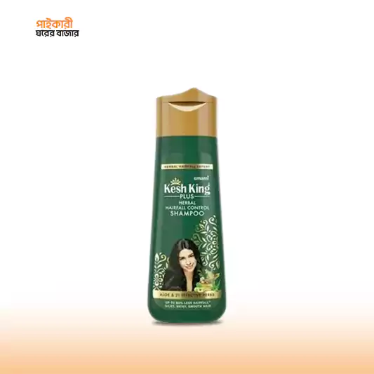 Emami Kesh king Herbal Hairfall Control Shampoo (170ml) ইমামি কেশ কিং হারবাল হেয়ারফল কন্ট্রোল শ্যাম্পু (১৭০ মিলি) | Emami Kesh king Herbal Hairfall Control Shampoo - Image 1