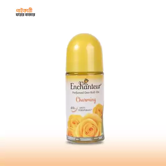 Enchanteur Perfumed Deo Roll-on Charming (50ml) এনচান্টুর পারফিউমড ডিও রোল-অন চার্মিং (৫০ মিলি) | Enchanteur Perfumed Deo Roll-on Charming (50ml) - Image 1
