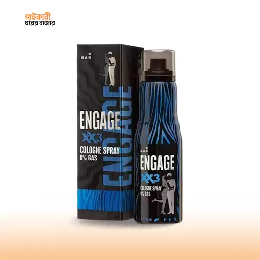 Engage XX3 Cologne No Gas Perfume for Men (135ml) এঙ্গেজ এক্সক্স৩ কোলোন নো গ্যাস পারফিউম (১৩৫ মিলি) | Engage XX3 Cologne No Gas Perfume for Men (135ml) - Image 1