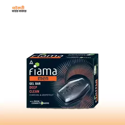 Fiama Men Deep Clean Gel Bar (125gm) ফিয়ামা মেন ডিপ ক্লিন জেল বার (১২৫ গ্রাম) | Fiama Men Deep Clean Gel Bar (125gm) - Image 1