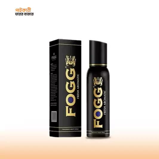 Fogg Black Men Body Spray Aromatics (120ml) ফগ ব্ল্যাক মেন বডি স্প্রে অ্যারোমেটিকস (১২০ মিলি) | Fogg Black Men Body Spray Aromatics (120ml) - Image 1