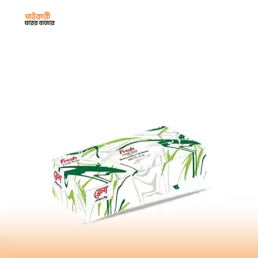 Fresh Facial White Tissue (60 Pcs x 2 Ply) ফ্রেশ ফেসিয়াল হোয়াইট টিস্যু (৬০ পিস x ২ প্লাই) | Fresh Facial White Tissue (60 Pcs x 2 Ply) - Image 1