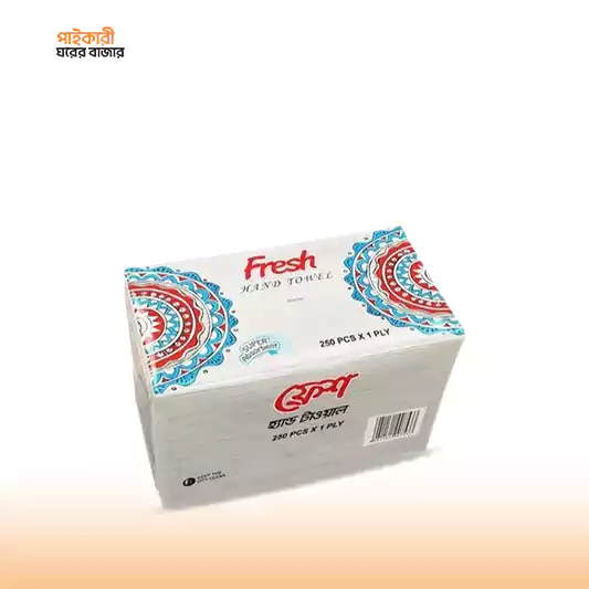 Fresh Hand Towel (250X1 Ply) ফ্রেশ হ্যান্ড টাওয়েল (২৫০X১ প্লাই) | Fresh Hand Towel (250X1 Ply) - Image 1