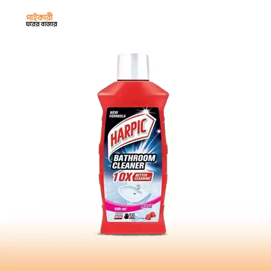 Harpic Bathroom Cleaner Liquid for Floor, Basin & Tiles, Rose Fragrance- (500ml)