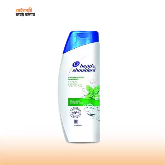 Head & Shoulders Cool Menthol Anti Dandruff Shampoo (340ml) হেড অ্যান্ড শোল্ডার্স কুল মেন্থল অ্যান্টি ড্যানড্রাফ শ্যাম্পু | Head & Shoulders Cool Menthol Anti Dandruff Shampoo - Image 1