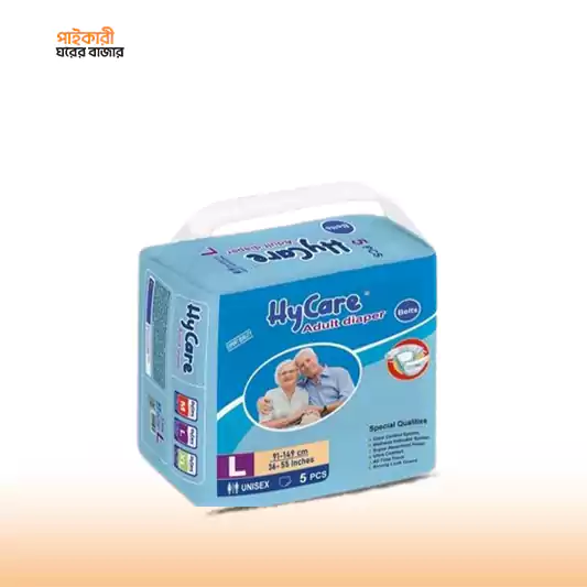 Hycare Adult Diaper Belt - L (5pcs) হাইকেয়ার অ্যাডাল্ট ডায়াপার বেল্ট - এল (৫ পিস) | Hycare Adult Diaper Belt - L (5pcs) - Image 1