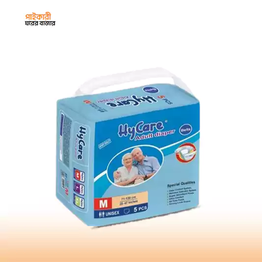 Hycare Adult Diaper Belt - M (5pcs) হাইকেয়ার অ্যাডাল্ট ডায়াপার বেল্ট - এম (৫ পিস) | Hycare Adult Diaper Belt - M (5pcs) - Image 1