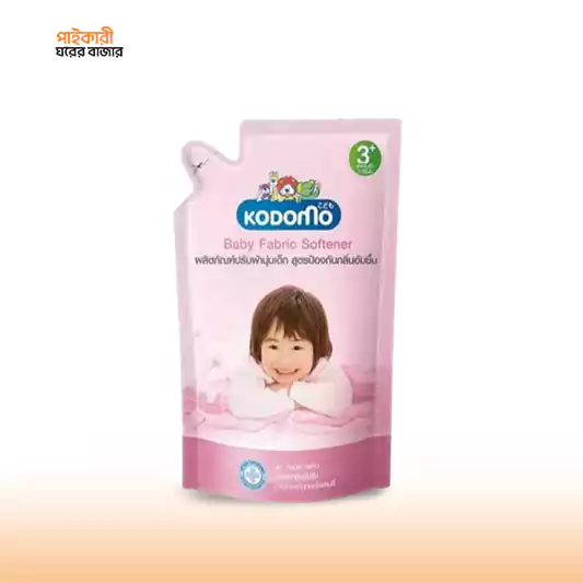 Kodomo Baby Fabric Softener (3+) (600ml) কোডোমো বেবি ফ্যাব্রিক সফটনার (৩+) (৬০০ মিলি) | Kodomo Baby Fabric Softener - Image 1