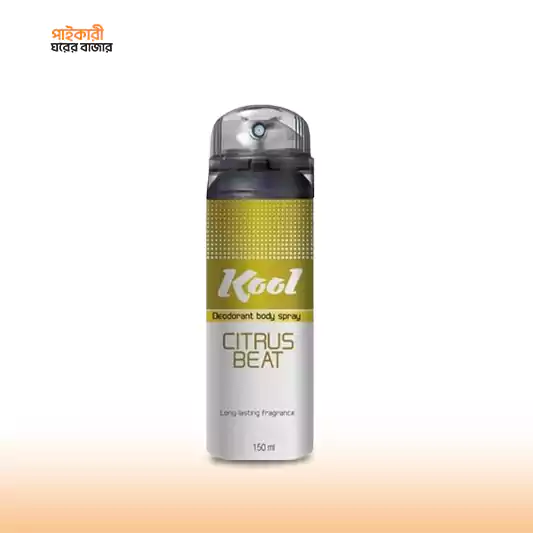 Kool Citrus Beat Deodorant Body Spray For Men (150ml) কুল সাইট্রাস বিট ডিওডোরেন্ট বডি স্প্রে ফর মেন (১৫০ মিলি) | Kool Citrus Beat Deodorant Body Spray For Men - Image 1