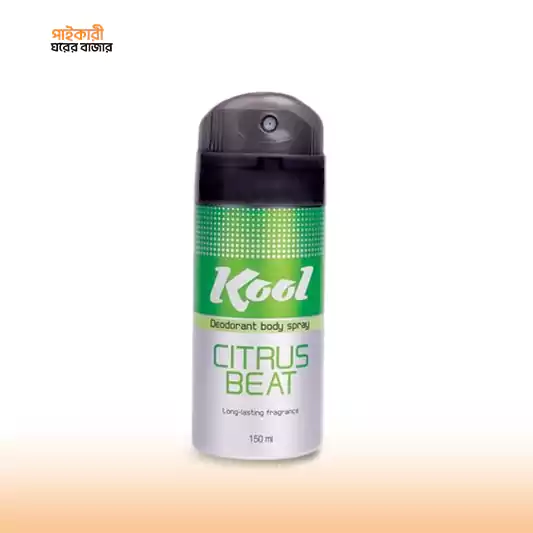 Kool Citrus Beat Deodorant Body Spray For Men (150ml) কুল সাইট্রাস বিট ডিওডোরেন্ট বডি স্প্রে ফর মেন (১৫০ মিলি) | Kool Citrus Beat Deodorant Body Spray For Men - Image 1