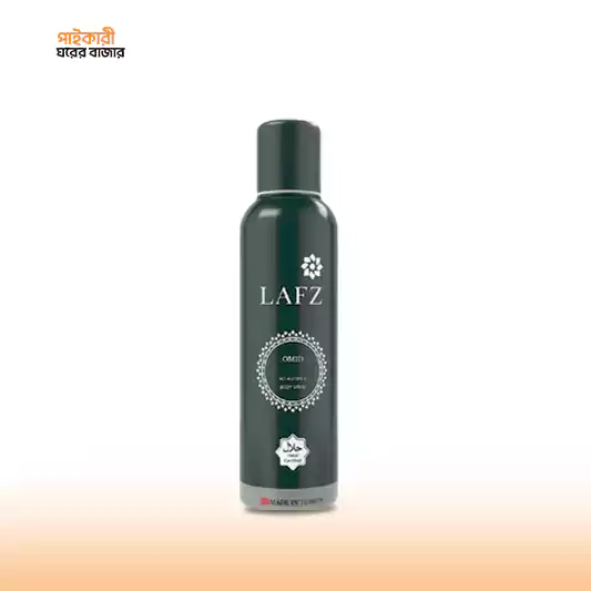 LAFZ Men's Body Spray Omid No Alcohol (90gm) লাফয মেন্স বডি স্প্রে ওমিড নো অ্যালকোহল (৯০ গ্রাম) | LAFZ Men's Body Spray Omid No Alcohol - Image 1