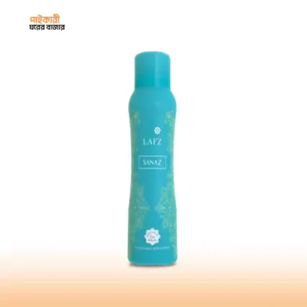 লাফয ওমেনস সানাজ বডি স্প্রে নো অ্যালকোহল (১৫০ মিলি | LAFZ Women's Sanaz Body Spray No Alcohol
