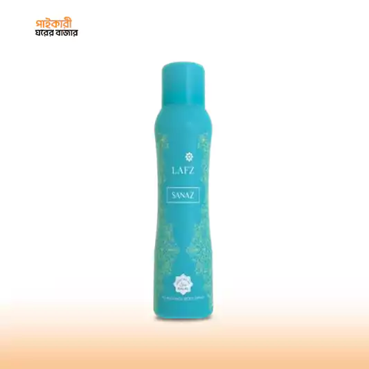 LAFZ Women's Sanaz Body Spray No Alcohol (150ml) লাফয ওমেনস সানাজ বডি স্প্রে নো অ্যালকোহল (১৫০ মিলি | LAFZ Women's Sanaz Body Spray No Alcohol - Image 1