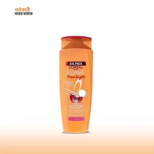 L’Oreal Elvive Dream Lenghts Restoring Shampoo XXL Pack (700ml) ল’রিয়াল এলভাইভ ড্রিম লেন্থস রিস্টোরিং শ্যাম্পু XXL প্যাক (৭০০ মিলি) | L’Oreal Elvive Dream Lenghts Restoring Shampoo - Image 1