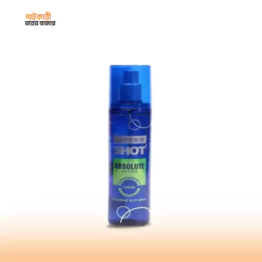 Layer’r Shot Absolute Series Craze Body Spray (135ml) লেয়ার শট অ্যাবসোলিউট সিরিজ ক্রেজ বডি স্প্রে (১৩৫ মিলি) | Layer’r Shot Absolute Series Craze Body Spray - Image 1