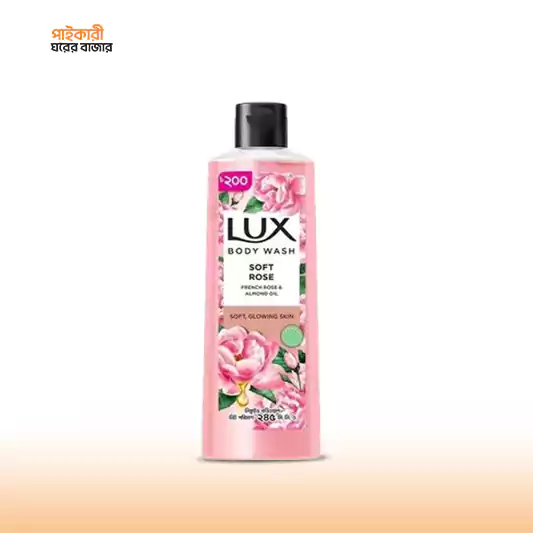 Lux Body Wash French Rose & Almond (245ml) লাক্স বডি ওয়াশ ফ্রেঞ্চ রোজ অ্যান্ড আমন্ড (২৪৫ মিলি) | Lux Body Wash French Rose & Almond (245ml) - Image 1
