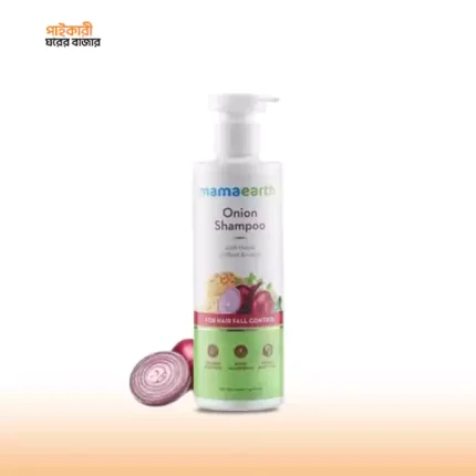 মামাআর্থ অনিওন শ্যাম্পু ফর হেয়ার গ্রও অ্যান্ড হেয়ার ফল কন্ট্রোল উইথ অনিওন ওয়েল অ্যান্ড প্ল্যান্ট কেরাটিন (২৫০ মিলি)