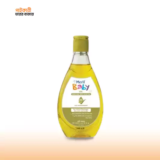 Meril Baby Oil (100ml) মেরিল বেবি অয়েল (১০০ মিলি) | Meril Baby Oil - Image 1
