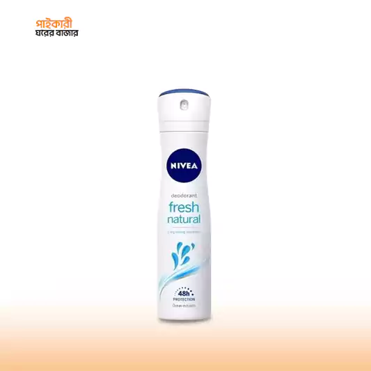 Nivea Body Spray Fresh Natural (150ml) নিভিয়া বডি স্প্রে ফ্রেশ ন্যাচারাল (১৫০ মিলি) | Nivea Body Spray Fresh Natural (150ml) - Image 1