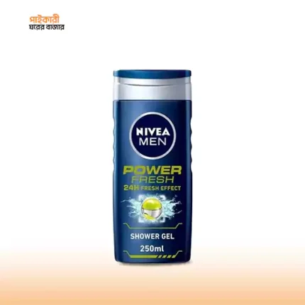 নিভিয়া মেন পাওয়ার রিফ্রেশ শাওয়ার জেল (২৫০ মিলি) | Nivea Men Power Refresh Shower Gel (250 ml)