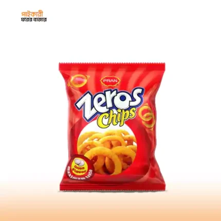 প্রাণ জিরোস চিপস অনিওন ফ্লেভার | PRAN Zeros Chips Onion Flavor