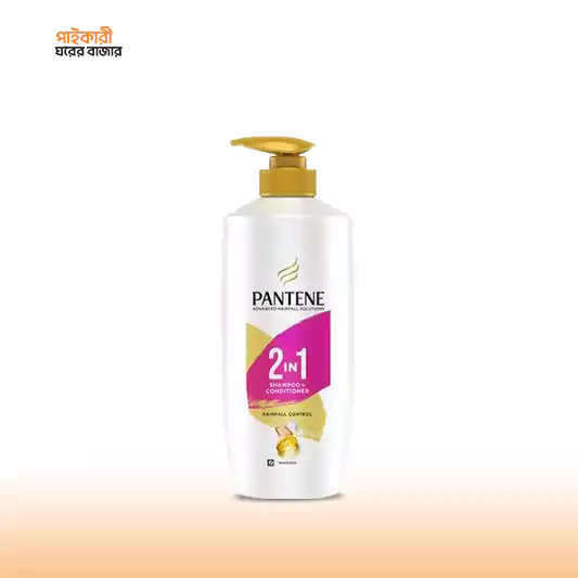 Pantene 2 in 1 Anti-Hairfall Shampoo & Conditioner (650ml) প্যানটিন ২ ইন ১ অ্যান্টি-হেয়ারফল শ্যাম্পু এন্ড কন্ডিশনার (৬৫০ মিলি) | Pantene 2 in 1 Anti-Hairfall Shampoo - Image 1