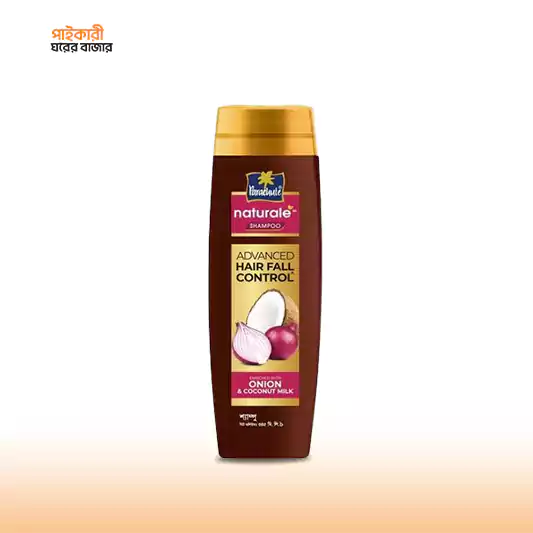 Parachute Naturale Advanced Hair Fall Control Shampoo (Onion & Coconu345mlt Milk) প্যারাসুট ন্যাচারাল অ্যাডভান্সড হেয়ার ফল কন্ট্রোল শ্যাম্পু (অনিওন এন্ড ককনাট মিল্ক ) | Parachute Naturale Advanced Hair Fall Control Shampoo - Image 1