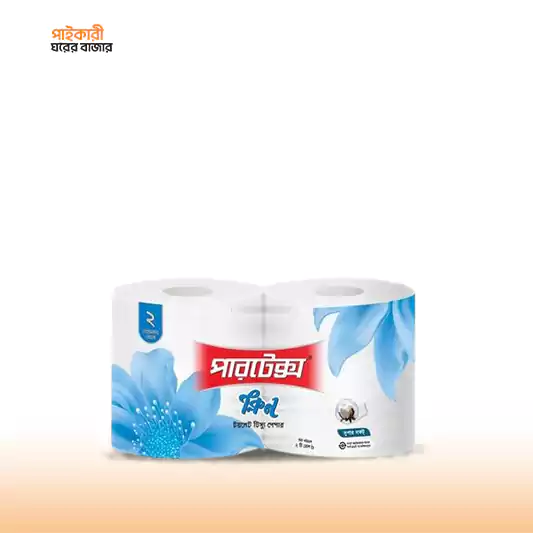 Partex Clean Toilet Tissue (2 rolls) পারটেক্স ক্লিন টয়লেট টিস্যু (২ রোল) | Partex Clean Toilet Tissue (2 rolls) - Image 1