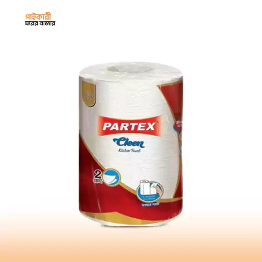 Partex Cleen Kitchen Towel Roll (1 pcs) পারটেক্স ক্লিন কিচেন টাওয়েল রোল (২ পিস) | Partex Cleen Kitchen Towel Roll (1 pcs) - Image 1