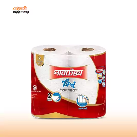 Partex Cleen Kitchen Towel Roll (2 pcs) পারটেক্স ক্লিন কিচেন টাওয়েল রোল (২ পিস) | Partex Cleen Kitchen Towel Roll (2 pcs) - Image 1